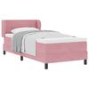 vidaXL Lit &agrave; ressorts avec t&ecirc;te de lit Rose 80 x 200 cm Velours