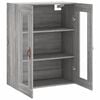 vidaXL Armoire murale sonoma gris 69,5x34x90 cm