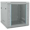vidaXL Armoire r&eacute;seau avec stockage Gris 53 x 60 x 60 cm Acier