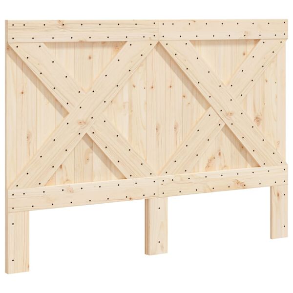 vidaXL Tête de lit 140x104 cm bois massif de pin