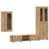 vidaXL Ensemble meuble TV FLORIN 3 pcs Ch&ecirc;ne artisanal