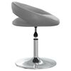 vidaXL Tabouret de bar Gris Similicuir