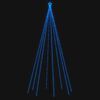 vidaXL Sapin de No&euml;l &agrave; LED Int&eacute;rieur/Ext&eacute;rieur 576 LED bleu 3,6 m