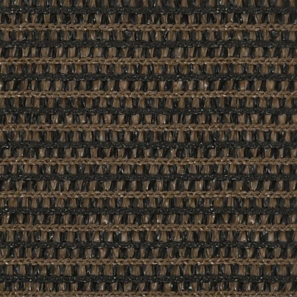 vidaXL Voile d'ombrage 160 g/m² Marron 2,5x2,5x3,5 m PEHD