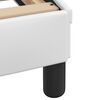 vidaXL Cadre de lit sans matelas Zadar blanc 180x200 cm similicuir