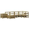 vidaXL Salon de jardin 7 pcs bois de pin impr&eacute;gn&eacute;