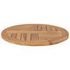vidaXL Dessus de table Bois de teck solide Rond 2,5 cm 60 cm