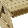 vidaXL Table de pique-nique pour enfants bois de pin impr&eacute;gn&eacute;