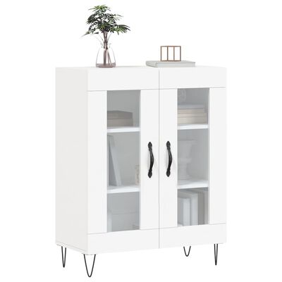 vidaXL Buffet blanc 69,5x34x90 cm bois d'ingénierie