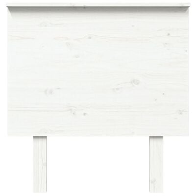 vidaXL Tête de lit Blanc 79x6x82,5 cm Bois massif de pin