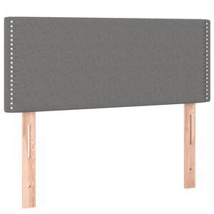 vidaXL T&ecirc;te de lit Gris fonc&eacute; 80x5x78/88 cm Tissu
