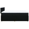 vidaXL Sommier &agrave; lattes de lit avec matelas Noir 160x200 cm Tissu