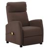 vidaXL Fauteuil de massage &eacute;lectrique Marron Similicuir