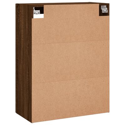 vidaXL Armoires murales 2 pcs chêne marron bois d'ingénierie