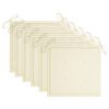 vidaXL Chaises de jardin lot de 6 avec coussins Bois de teck massif