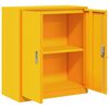 vidaXL Armoire de rangement Jaune moutarde 80 x 40 x 90 cm Acier