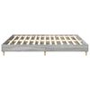 vidaXL Cadre de lit sans matelas sonoma gris 200x200 cm
