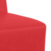 vidaXL | Unit&eacute; de Sofa Modulaire Sans Accoudoirs | Rouge 55 x 74 x 82 cm