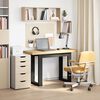 vidaXL Bureau NOAIN pieds en forme de U 120x50x75 cm bois massif pin