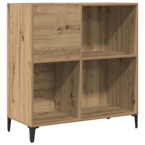 vidaXL Armoire &agrave; disques ch&ecirc;ne artisanal 84,5x38x89 cm bois ing&eacute;nierie