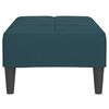 vidaXL Repose-pied Bleu 78x56x32 cm Velours