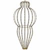 vidaXL Lumi&egrave;re de finial de No&euml;l 320 LED Blanc chaud Diam. 40 x 75 cm