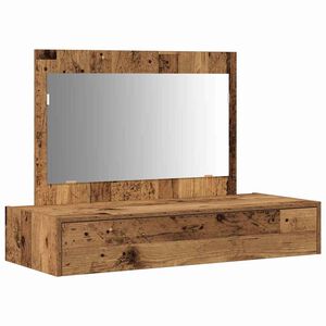 vidaXL Table de Toilette Marron 100 x 40 x 70 cm Bois d'ing&eacute;nierie