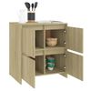 vidaXL Buffets 2 pcs Ch&ecirc;ne Sonoma 70x41x75 cm Bois d'ing&eacute;nierie