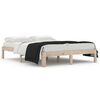 vidaXL Cadre de lit sans matelas bois de pin massif 140x190 cm