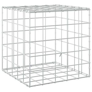 vidaXL Gabion avec fil de 3,5 mm et maille de 10x10 cm 50x50x50 cm