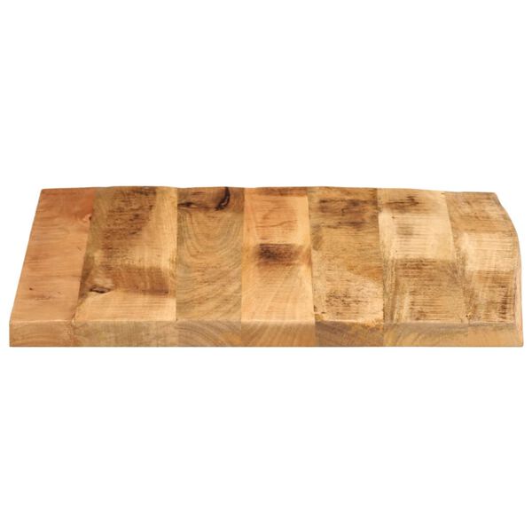 vidaXL Dessus de table 60x60x2,5 cm bord vif bois massif manguier brut