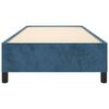 vidaXL Cadre de lit sans matelas bleu fonc&eacute; 80x200 cm velours