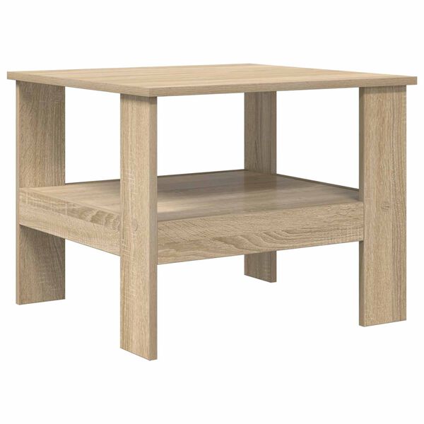 vidaXL Table basse Ch&ecirc;ne Sonoma 57 x 55 x 45 cm Bois d'ing&eacute;nierie