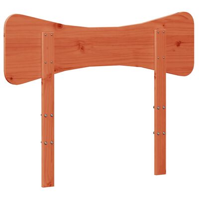 vidaXL Tête de lit cire marron 90 cm bois massif de pin