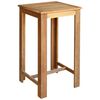 vidaXL Table de bar Bois d'acacia massif 60x60x105 cm