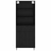 vidaXL Haut Armoire avec tiroir Ch&ecirc;ne noir 69,5 x 34 x 180 cm