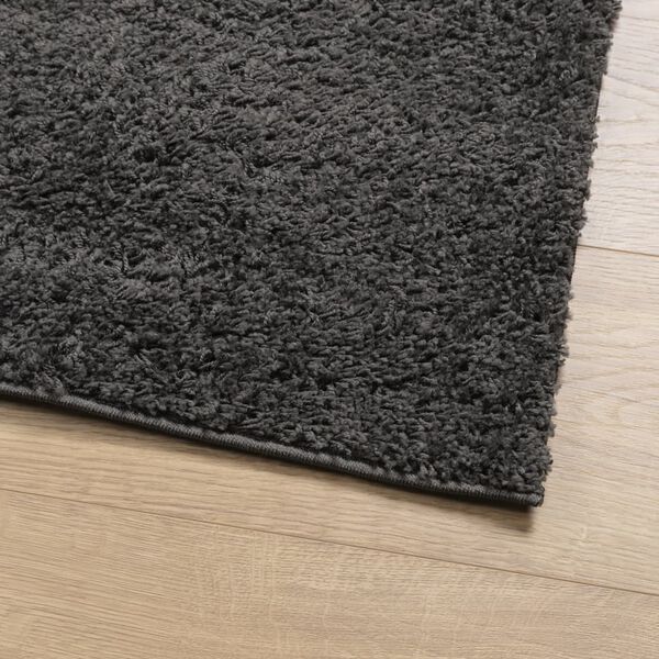 vidaXL Tapis shaggy PAMPLONA poils longs moderne anthracite 200x280 cm