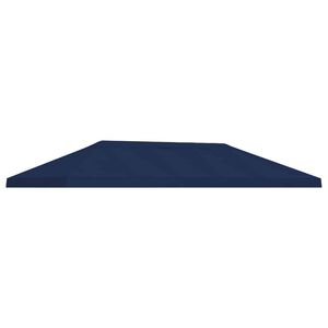 vidaXL Housse de canop&eacute;e de gazebo 6 x 3 m Bleu Polyester 190