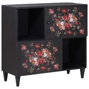 vidaXL Armoires de rangement avec porte Multicolore 80 x 33,5 x 75 cm