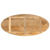 vidaXL Dessus de table 140x50x3,8 cm ovale bois massif de manguier