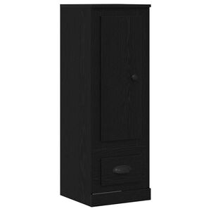 vidaXL Haut Armoire Ch&ecirc;ne noir 36 x 35,5 x 103,5 cm Bois d'ing&eacute;nierie