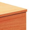 vidaXL Table de chevet Brun cire 37 x 35 x 18,5 cm Bois massif en pin