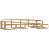 vidaXL Ensemble de canap&eacute;s d'ext&eacute;rieur 5 pc Blanc Bois d'Acacia Massif