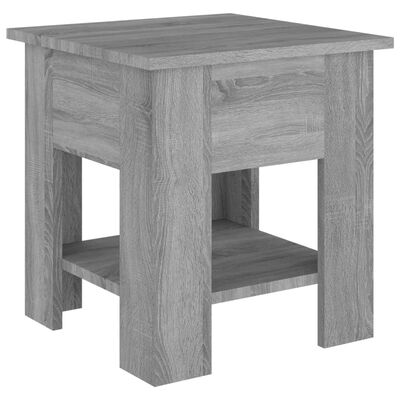 vidaXL Table basse Sonoma gris 40x40x42 cm Bois d'ingénierie