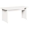 vidaXL Table basse 2 pcs Blanc Bois massif en pin