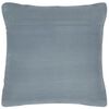 vidaXL Coussin chindi Gris 60x60 cm Cuir et coton