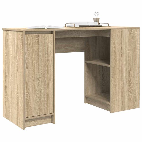 vidaXL Bureau chêne sonoma 120x42x76 cm bois d'ingénierie