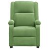 vidaXL Fauteuil de massage Vert clair velours