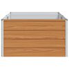 vidaXL Lit surélevé de jardin 160x80x45 cm Acier galvanisé Argenté