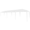 vidaXL Tente de r&eacute;ception 3x9 m PE Blanc